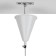 Set for suspended installation of three -phase busbar. Uniel, IP20, white color