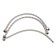 Accoona A9020ST sink mixer, sensory, brass, weapon steel color