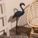 Souvenir "Flamingo" ceramics, glass 70 cm