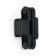Loop of hidden Lockland installation, 30x110 mm, with 3D regulation, black color is black