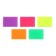 Eraser rectangular neon mix (barcode on the piece)