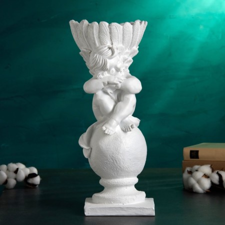 Figure - stand "Angel" White, 25x19x45cm-2