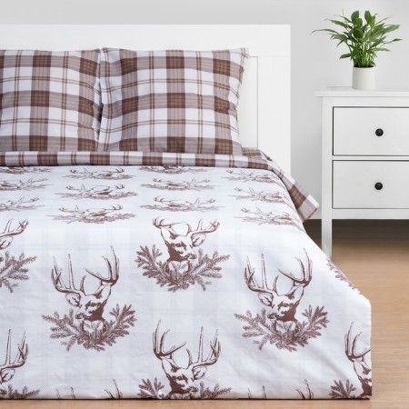 Bedding Ethel euro "Gray Deer" 200x217 cm, 220x240 cm, 70x70 cm - 2 pcs-2