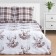 Bedding Ethel euro "Gray Deer" 200x217 cm, 220x240 cm, 70x70 cm - 2 pcs