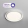DK6516-WH PLATO Lumber, IP20, 50W, 3000-6500K, control panel, white, metal, Polyme
