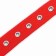 Two -layer collar with a swivel 58 x 3 cm, polyester, red
