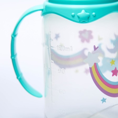 Gift children's set "Magic Pony": Butles for feeding 150 and 250 ml, straight, from 0 months, pink color-3