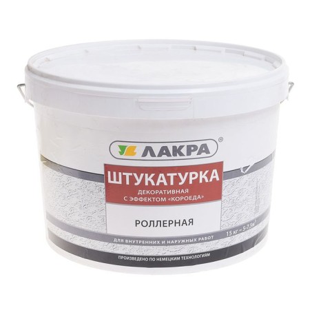 Decorative plaster with a bark beetle effect 2mm 15.0 kg