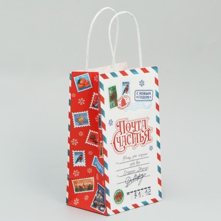 Crafts "Mail of Happiness", 12 x 21 x 9 cm, New Year-1