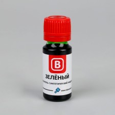 Краситель синтетический, жидкий, 15 г, зелёный