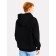Male sweatshirt was laid down, black color, size 48
