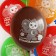 Latex ball 14 "Cheburashka with DR", set of 5 pcs.