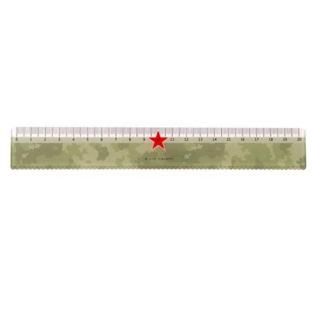 Line 20 cm Happygraphix "Military Pattern", with a wavy edge-1