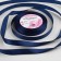 Satin ribbon, 12 mm × 23 ± 1 m, sapphire color No. 120