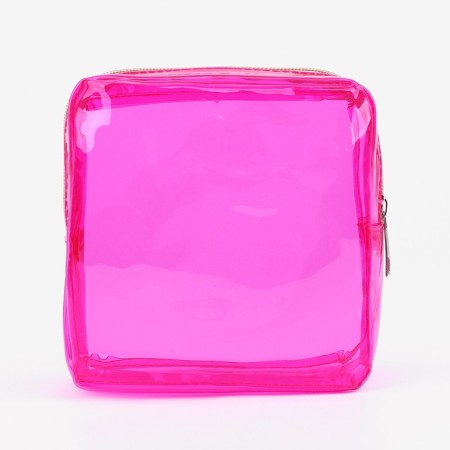 Lightning cosmetic bag, raspberry color-1