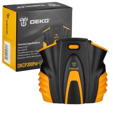 Car compressor DEKO digital DKCP200PSI-LCD PLUS 25 l/min, 12 V-3
