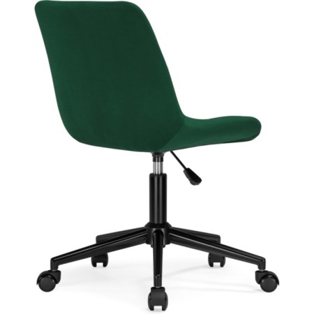 Computer chair Chester Metal/velor, black/green 49x60x84 cm-4