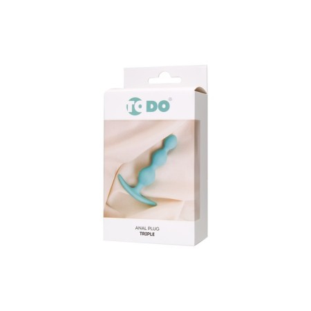 Anal sleeve Todo by toyfa triple, silicone, mint, 10.5 cm, Ø 2.4 cm-4