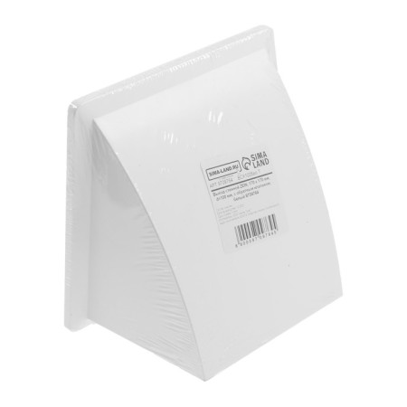 The output of the wall zein, 170 x 170 mm, d = 100 mm, with a check valve, white-3
