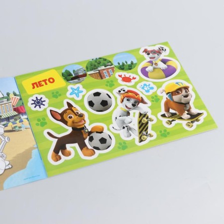 Book with A5 Sticts "Winter and Summer", 4 pages with stickers + bonus-1