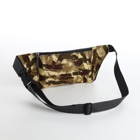 Waist bag 30*1.5*10 cm, lightning department, 2 n/pocket, beige-3