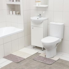Set of bathroom and toilet Savanna “Heat”, 2 pcs: 50 × 80 cm, 40 × 50 cm