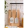Shock with slots “Shanti”, 34.5 cm, gray color.