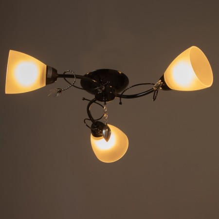 Milan chandelier 3x40W E27 Black 52x45x17 cm-2