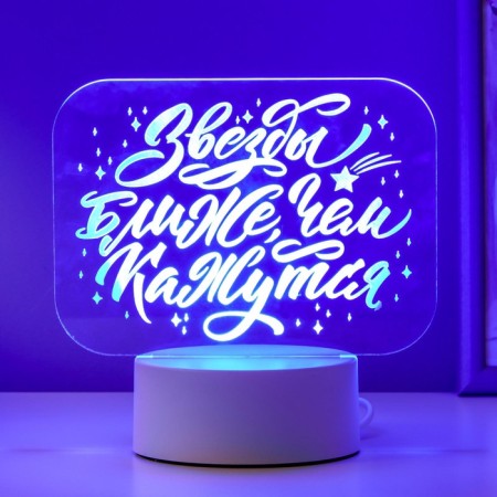 Light "Stars closer" Led RGB from the network 9.5x16.5x16 cm Risalux-4