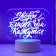 Light "Stars closer" Led RGB from the network 9.5x16.5x16 cm Risalux