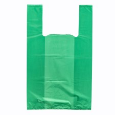 Package Polyethylene T -shirt 30 + 16 x 50 cm, 18 μm, green 