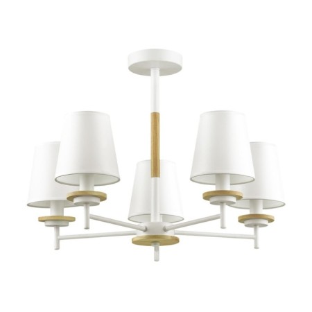 Betsy chandelier, e14 5x40W, white color, tree-1