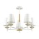 Betsy chandelier, e14 5x40W, white color, tree