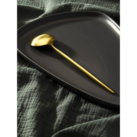Spoon of stainless steel table Magistro "folk", length 21 cm, gold color-2