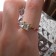 Rain Rainbow ring, color in gold, size 16