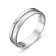 Ring "Minimalism", echoing with oxidation, 18 size