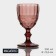 Magistro glass glass "La-Channel", 250 ml, 8 × 15.3 cm, pink color