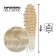 Hollywood Africolocons, 60 cm, 270 gr, the color is warm blond/white HKB613A/60 (Catherine)