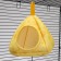 Suspended house-pyramid "cheese", 14 x 14 x 14 cm