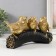 Polystone souvenir "Four golden birds on the branches" 22x6x13 cm
