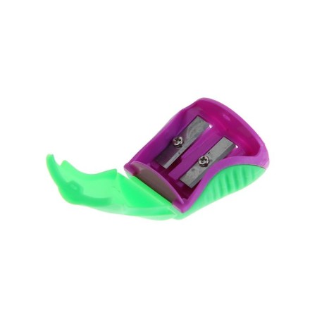 Classic sharpener, 2 holes, with a container, MIX case-2