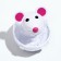 Nevali toy "Mouse" with a compartment for treats (treats up to 1 cm), 4.7 x 6.5 cm, white