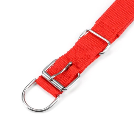 Collar "Comfort" Combined, 55 x 2.5 cm, Osh 40-50 cm, red-5