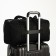 Road bag with lightning, external pocket, suitcase holder, long belt, black color