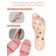 Slippers with a massage effect, open nose, size 42-43, pink color