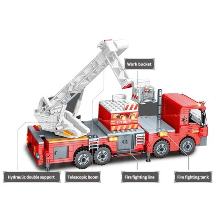 Designer Fire Brothers "Fire in a high -rise building", 686 parts-2