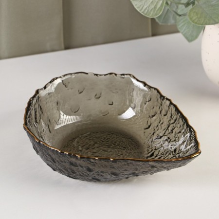 Glass Figure Salad "shell", 270 l, 17.7 × 12.7 × 4.8 cm