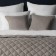 Cover with pillowcases "Kim", size 230x250 cm, color light gray
