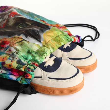 Back for shoes on the lace, green color/multi -colored-3