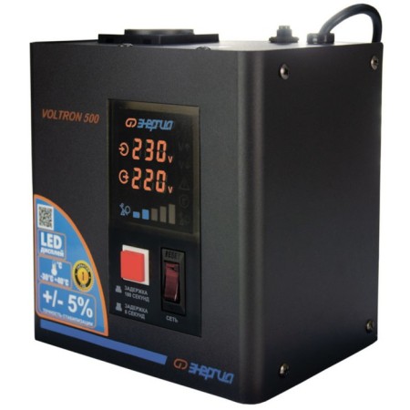 Voltage stabilizer single -phase energy Voltron 5000 VA, accuracy ± 5%-3